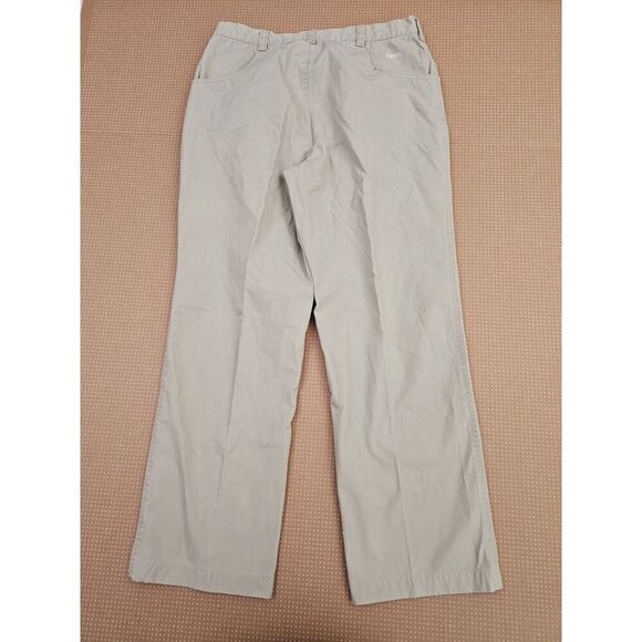 Vintage Orvis Pants Tan Cotton Men's Size 34x29 Open Back Pockets - Picture 12 of 13